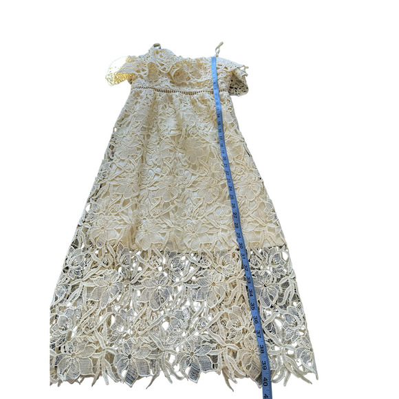 Astr Lemon Lace Off-Shoulder Midi Dress - Picture 11 of 11